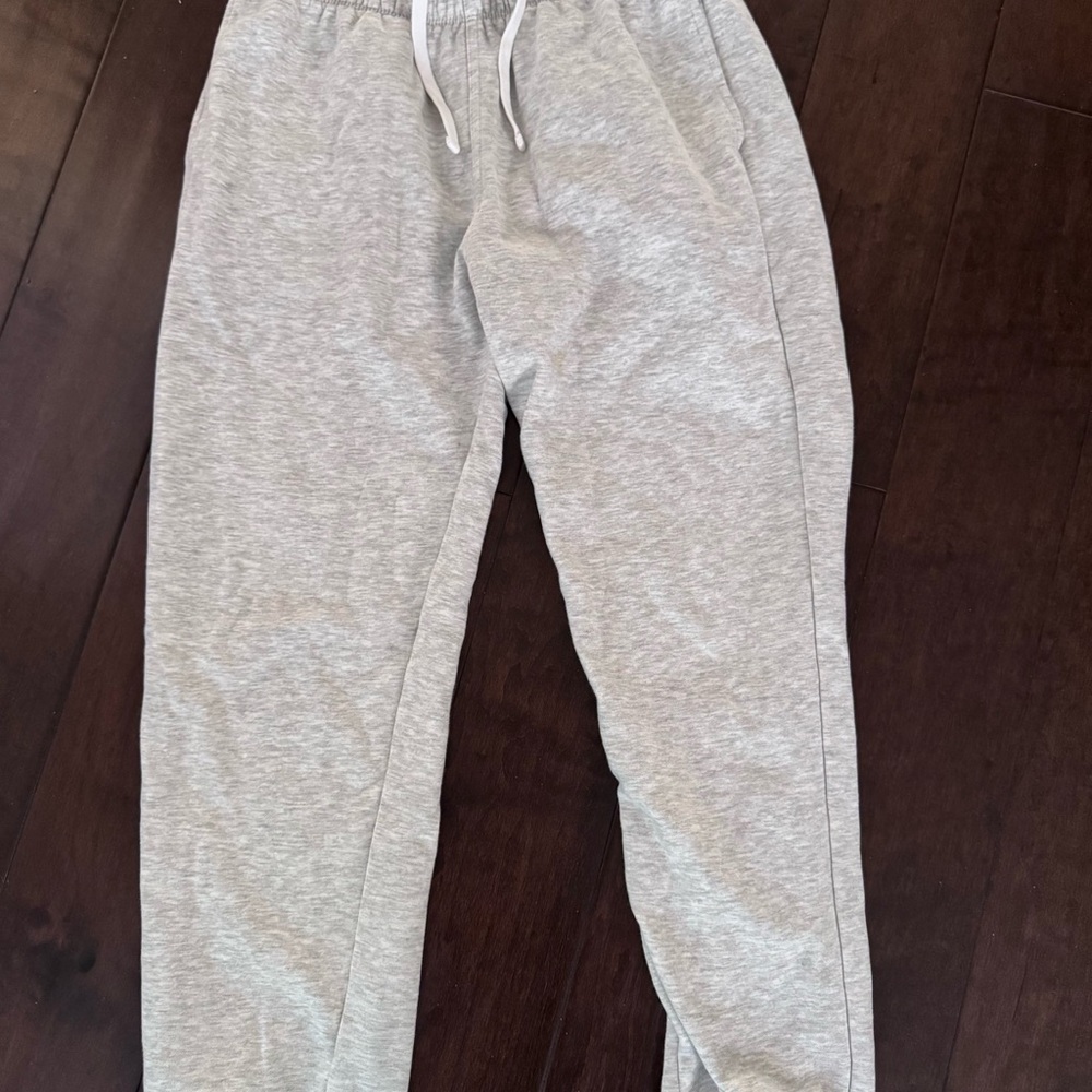 H&M Women's Gray Tapered Sweatpants Size XS Elastic Waist Drawstrings